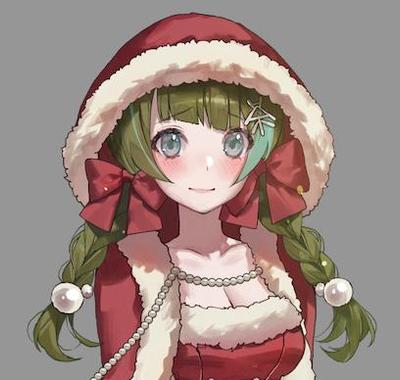 クリスマス限定ガチャのイラストを作成しました