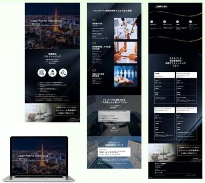 BPOサービスのウェブサイトを制作しました