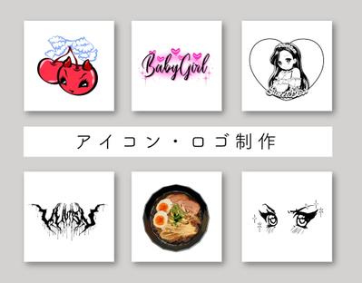 アパレルブランド向けのロゴやSNSアイコンを制作しました