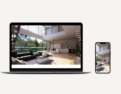 建築会社のコーポレートサイトを作成しました