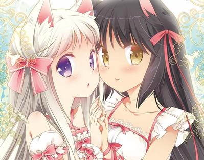 同人活動の一環で、クリアポーチ用に作成しました