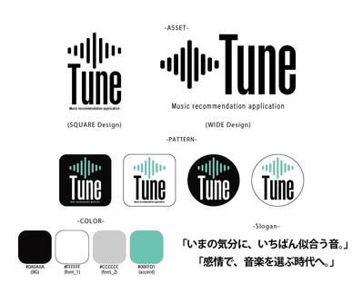 架空の音楽レコメンドアプリ「TUNE」のショート広告を制作し

ました