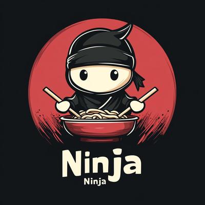 新規開業する忍者ラーメンのロゴを作成しました