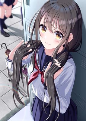キャラクターイラストの1枚絵を制作しました
