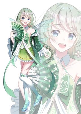 NORA PROMOTION所属　シルフィーネのキャラクターデザインをしました