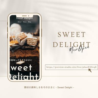 スイーツショップを想定し、CMSとレスポンシブに対応したサイトを制作しました