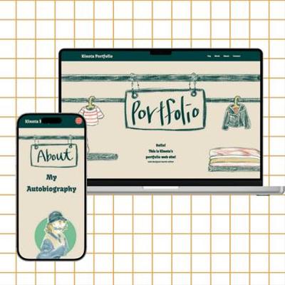 自身のポートフォリオサイトを作成しました