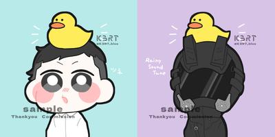 SNSアイコンを描かせて頂きました