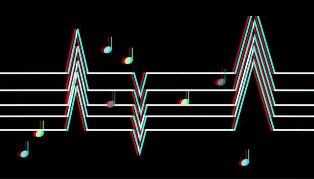 自主制作：音楽番組のオープニングをイメージしてモーショングラフィックスで作成しました