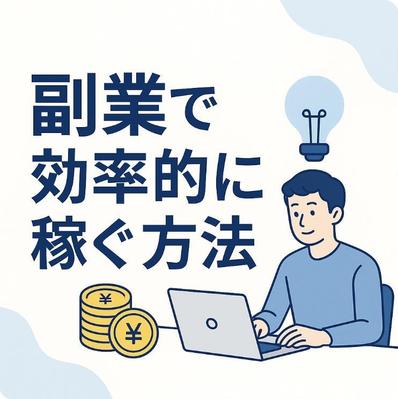 副業で効率的に稼ぐ方法を書きました