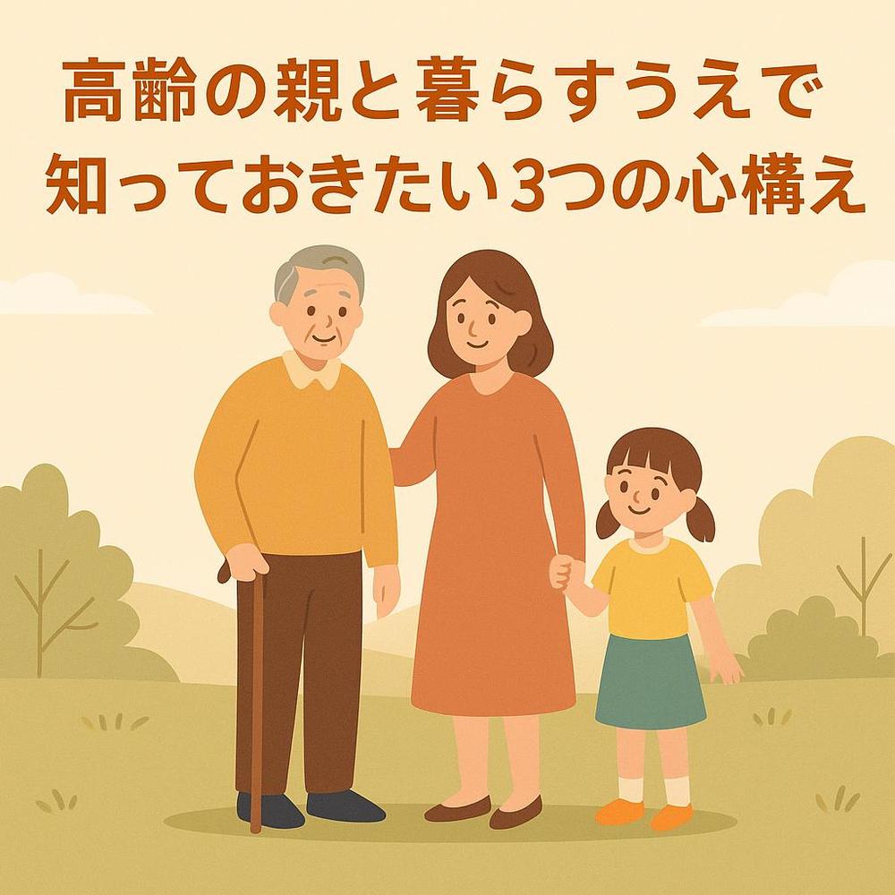 高齢の親と暮らすうえで知っておきたい3つの心構えました
