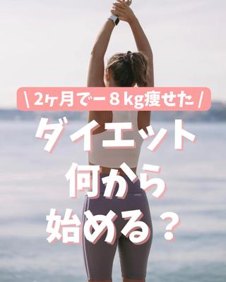 ダイエットの投稿画像を作成しました