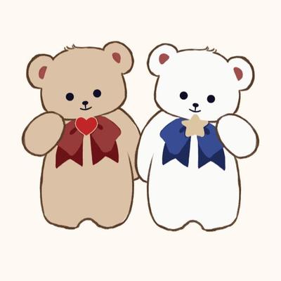 かわいい動物のイラストを作成しました