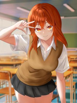 オリジナルキャラクターのイラスト依頼を受けて描きました