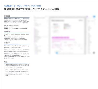開発効率＆保守性を意識したデザインシステムを構築しました