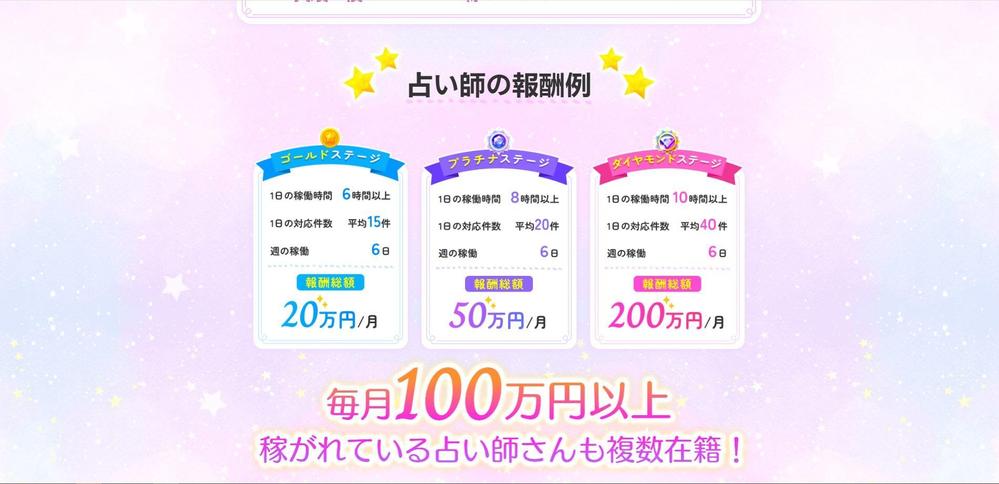 ケアプリは片思いや復縁といった、
ました
