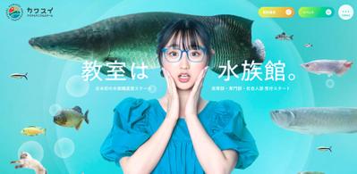 【公式】カワスイ アクア&amp;アニマルスクール｜日本初の水族館で学ぶ専門スクールました