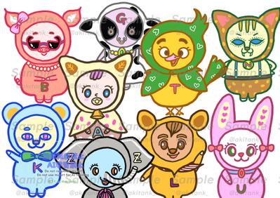 ミニキャラクターをデザインしました