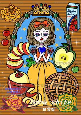 童話をテーマにイラストを制作しました