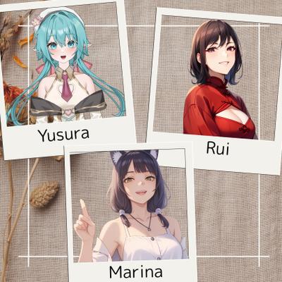「声のおまもり」に出演しているキャラクターでショート動画を作成ました
