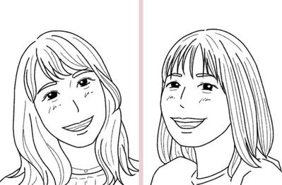 インタビュー記事の似顔絵を制作しました