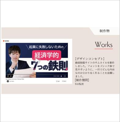ポートフォリオをcanvaで作成しました