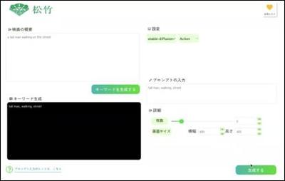 画像生成ツール
ました