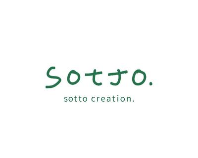 デザイン制作を行うsotto.cration様のロゴを制作しました
