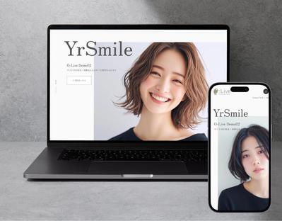 プライベートヘアサロン「YrSmile」のホームページを制作しました