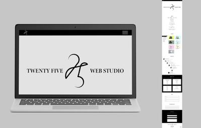 TWENTY FIVE WEB STUDIOのポートフォリオサイトを作成しました