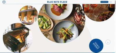 「Blue Note Place公式サイト」を制作しました