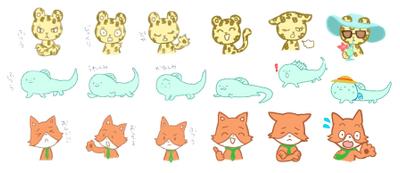 簿記の説明動画のためのキャラクターデザインと、カット制作をしました