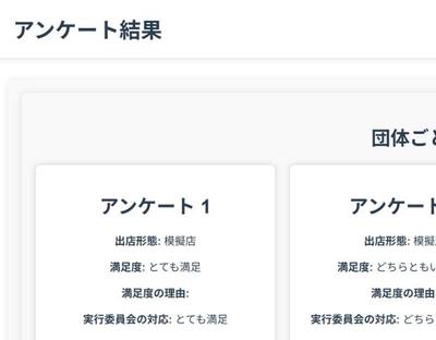 学園祭のアンケートアプリを開発しました