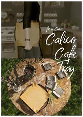 Calico Cafe Tray 3DCG作品として制作しました