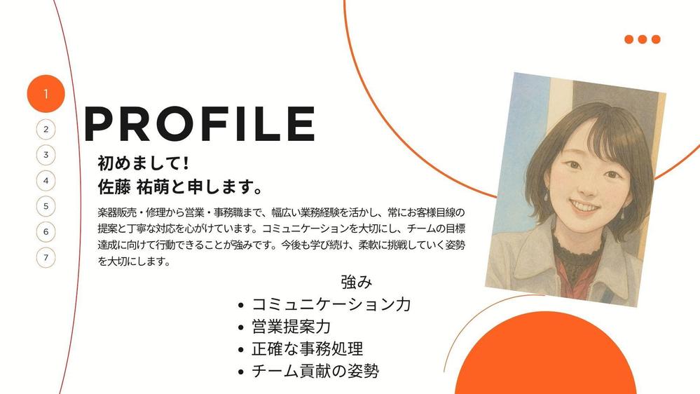 生成AIとCanvaを使用してポートフォリオを作成しました