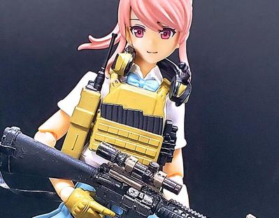 武装美少女フィギュアの投稿が121いいね達成しました