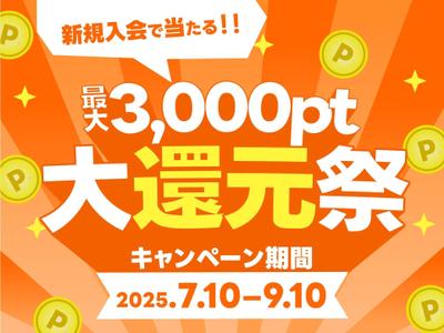 ポイント還元のバナーを制作しました