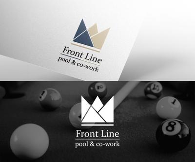ビリヤード場「Front Line」様のロゴデザインをしました