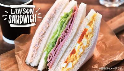 LAWSONのSANDWICHIの販促広告の撮影しました