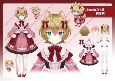 Vtuberを想定してイラスト～Live2Dモデリングまで個人製作しました