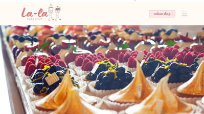 オリジナルサイト（パティスリー）のホームページを作成しました