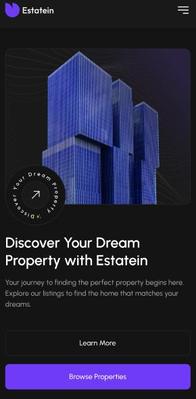 モバイル向け不動産アプリ「Estatein」のUI/UX設計とフロントエンド開発ました