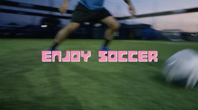 サッカー動画のオープニング動画を作成しました