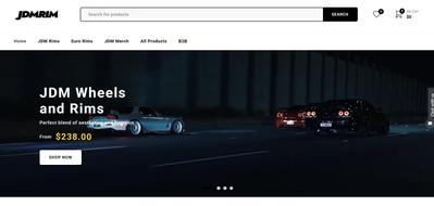 高品質JDMホイール販売サイト「JDMRIM.com」の構築・運用ました