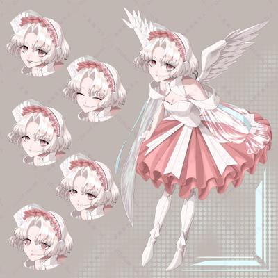 動画、配信、ゲームなどに使用できる立ち絵を制作しました