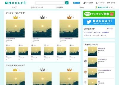 ランキングサイト開発しました