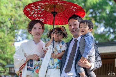 写真撮影 (七五三)のポートフォリオ載せました