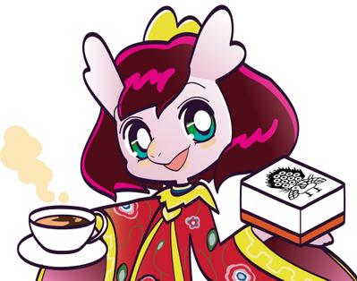 雀荘カフェ向けのマスコットキャラクターをでざいんしました