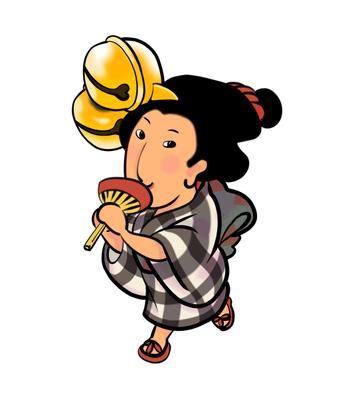 和風キャラクターをデザインしました