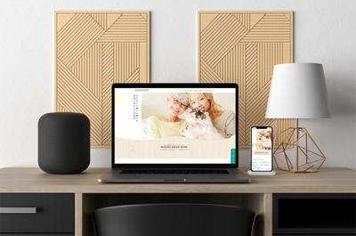 グループホーム事業サービスサイトのホームページを制作いたしました